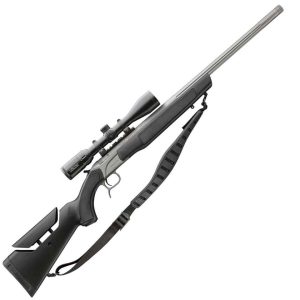 CVA Accura MR-X 50 Caliber Stainless Steel Black Break Action-Hammer Fire In-Line Muzzleloader - 26in